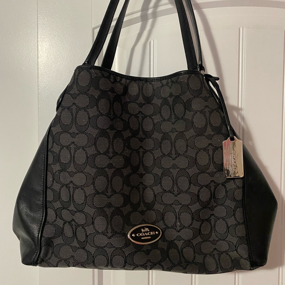 Coach black/Grey purse